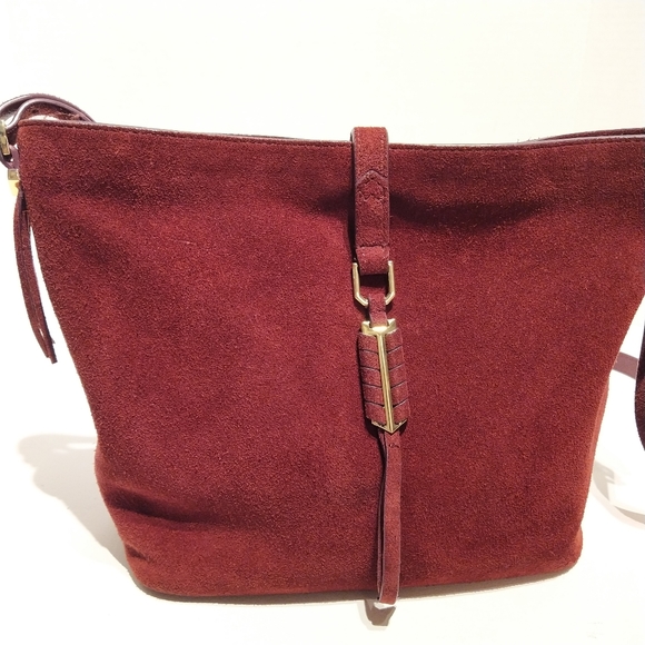 Stella & Dot Handbags - Suede Crossbody Covet 'Sunday Bag' by Stella & Dot